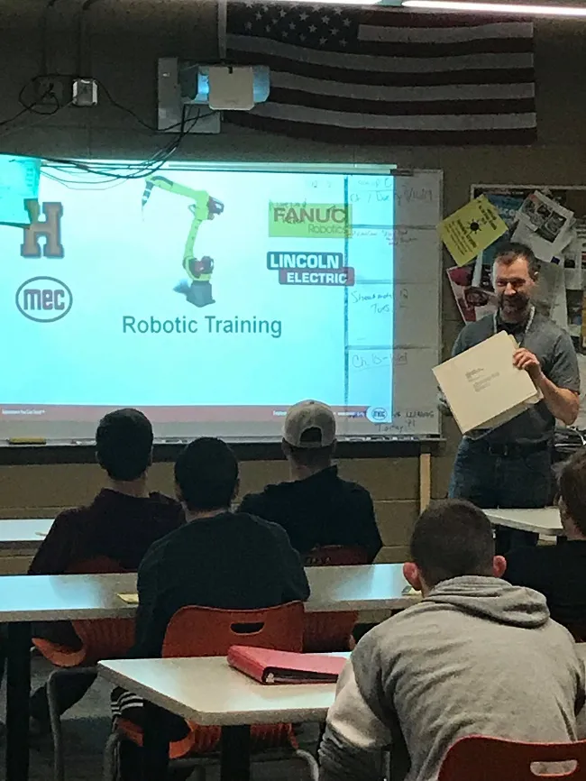 Alex Crimmings Horicon High Visit